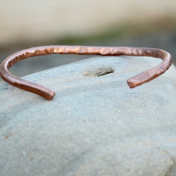 Copper Cuff Bracelet Arthritis Healing Energy OOAK - Picture 3 of 3